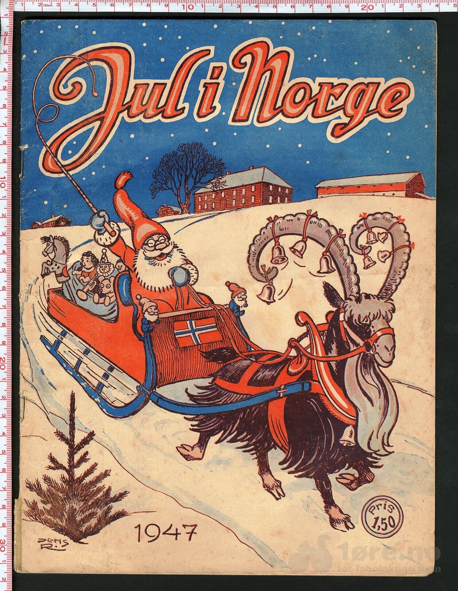 Jul i Norge - 1947 forside av Jens R. Nilssen