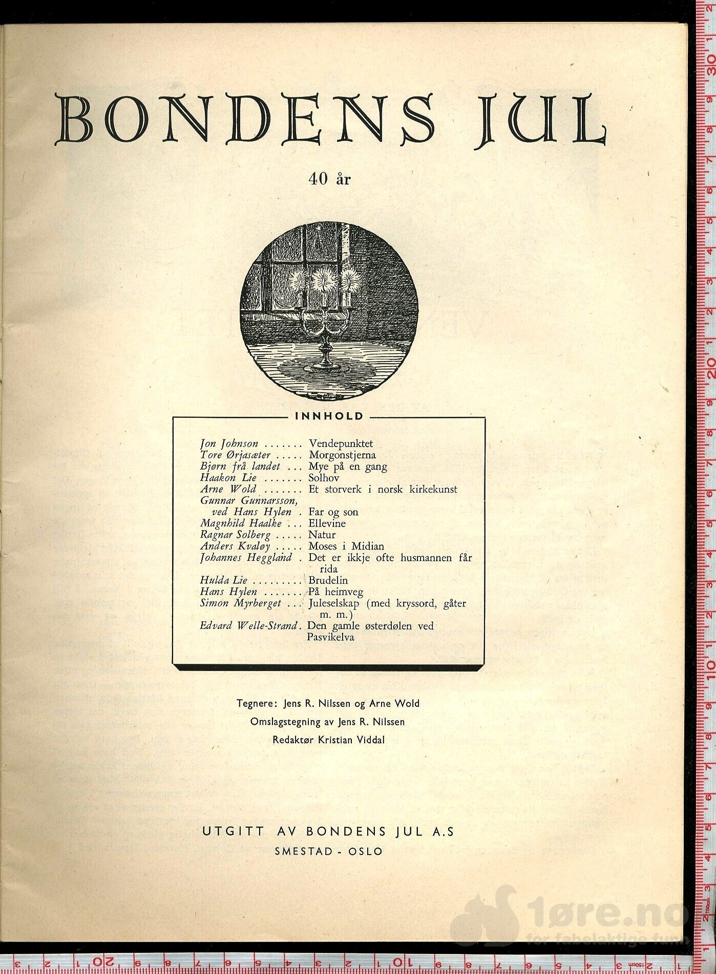 Bondens jul - 1951 forside av Jens R. Nilssen, bilde 3
