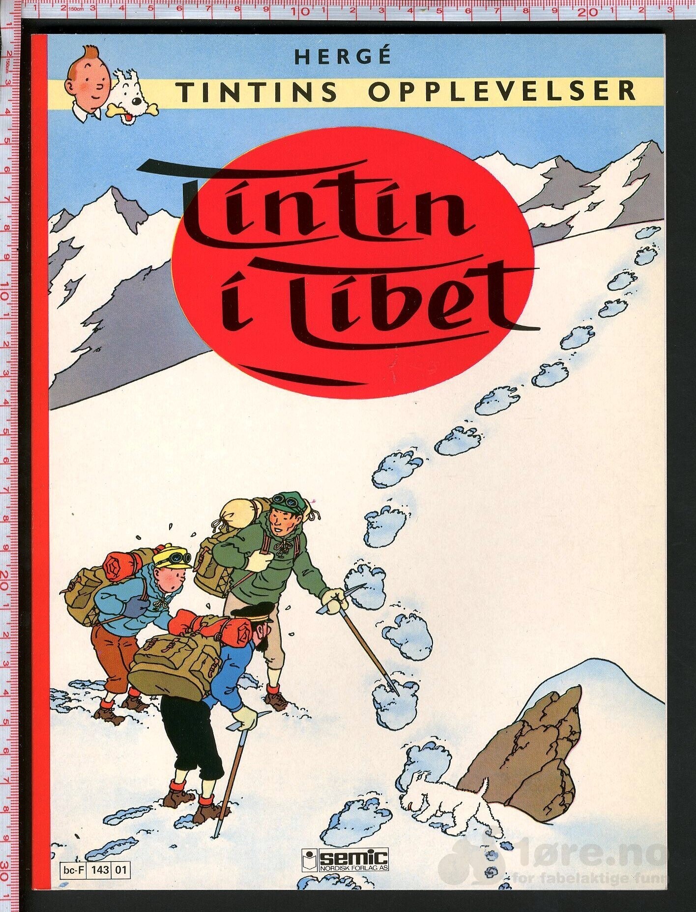 Hergé Tintins opplevelser nr. 2 - Semic