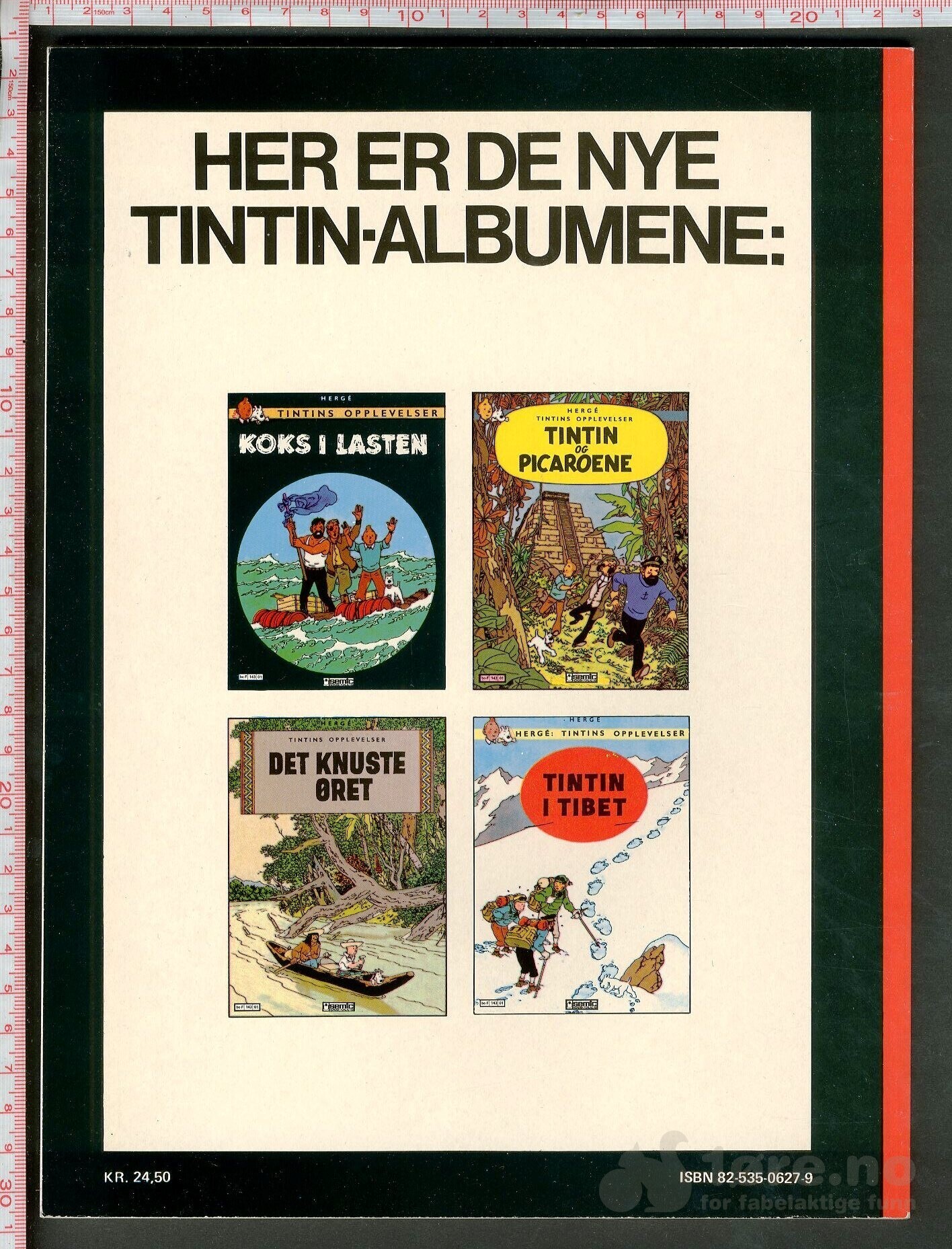Hergé Tintins opplevelser nr. 2 - Semic, bilde 2