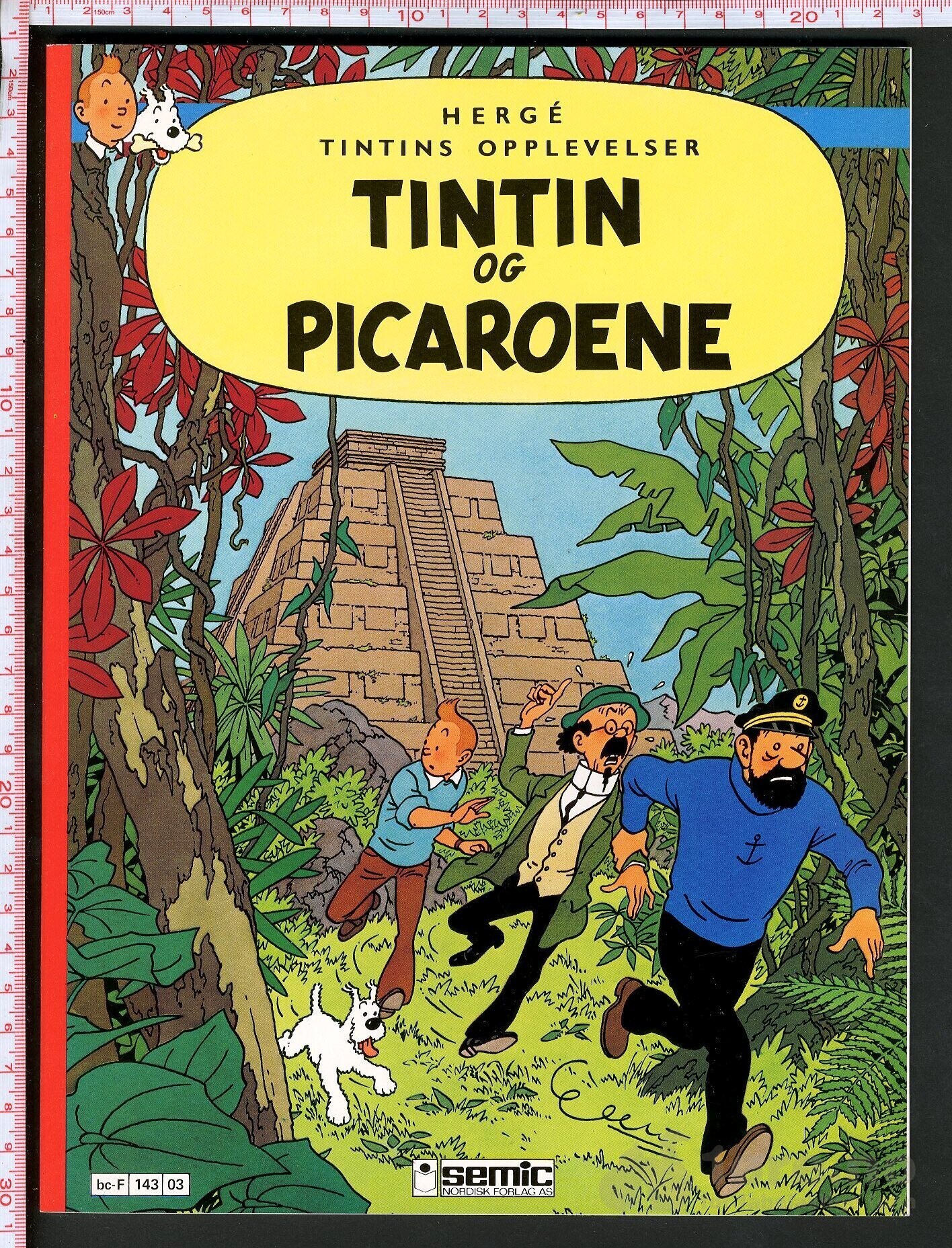 Hergé Tintins opplevelser nr. 4 - Semic