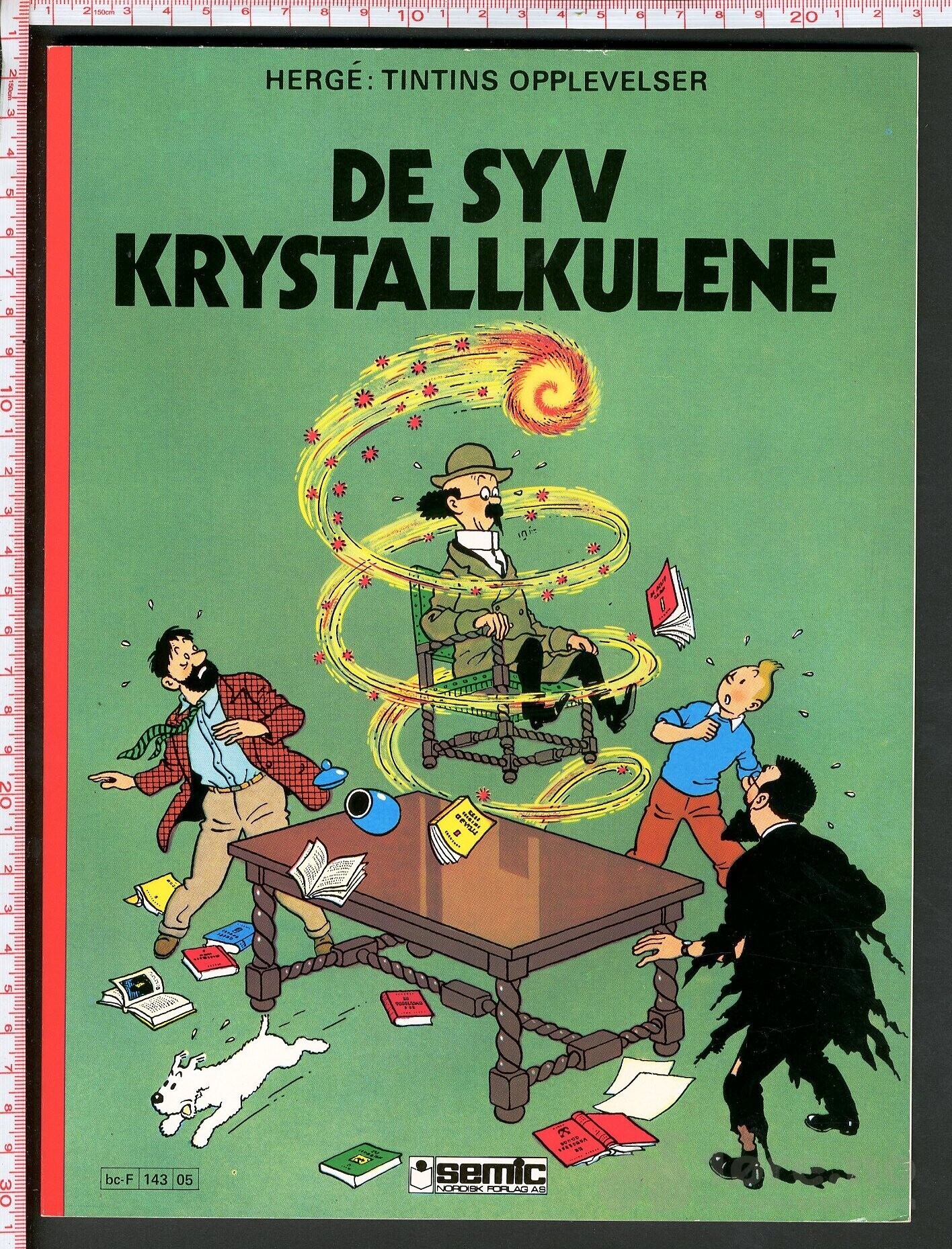 Hergé Tintins opplevelser nr. 5 - Semic