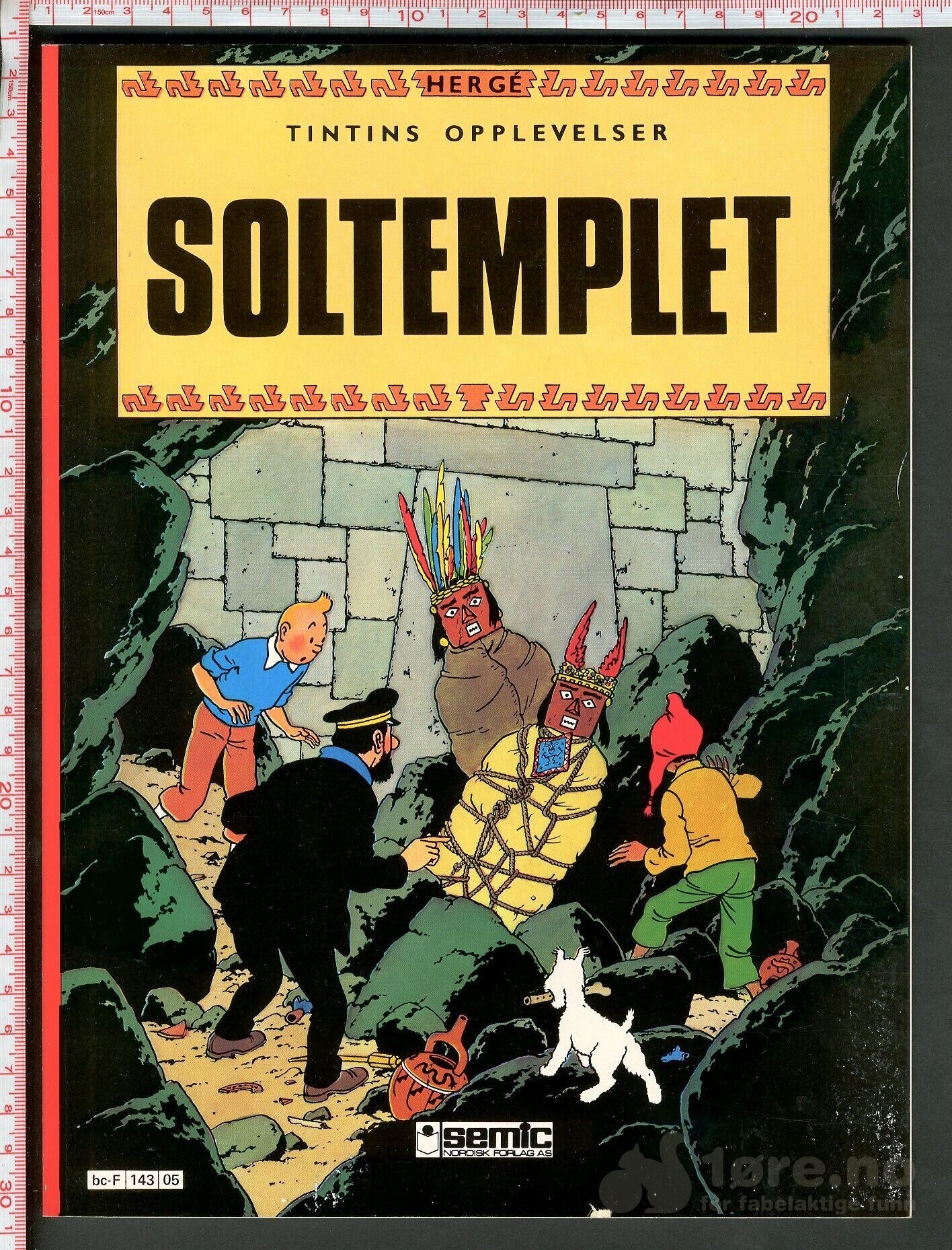 Hergé Tintins opplevelser nr. 6 - Semic