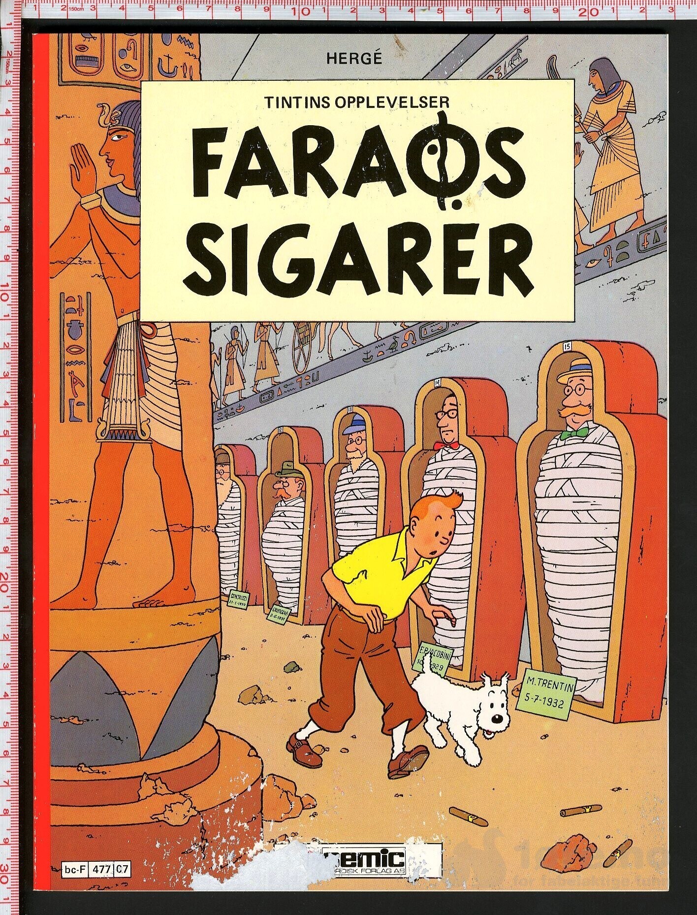 Hergé Tintins opplevelser nr. 7 - Semic