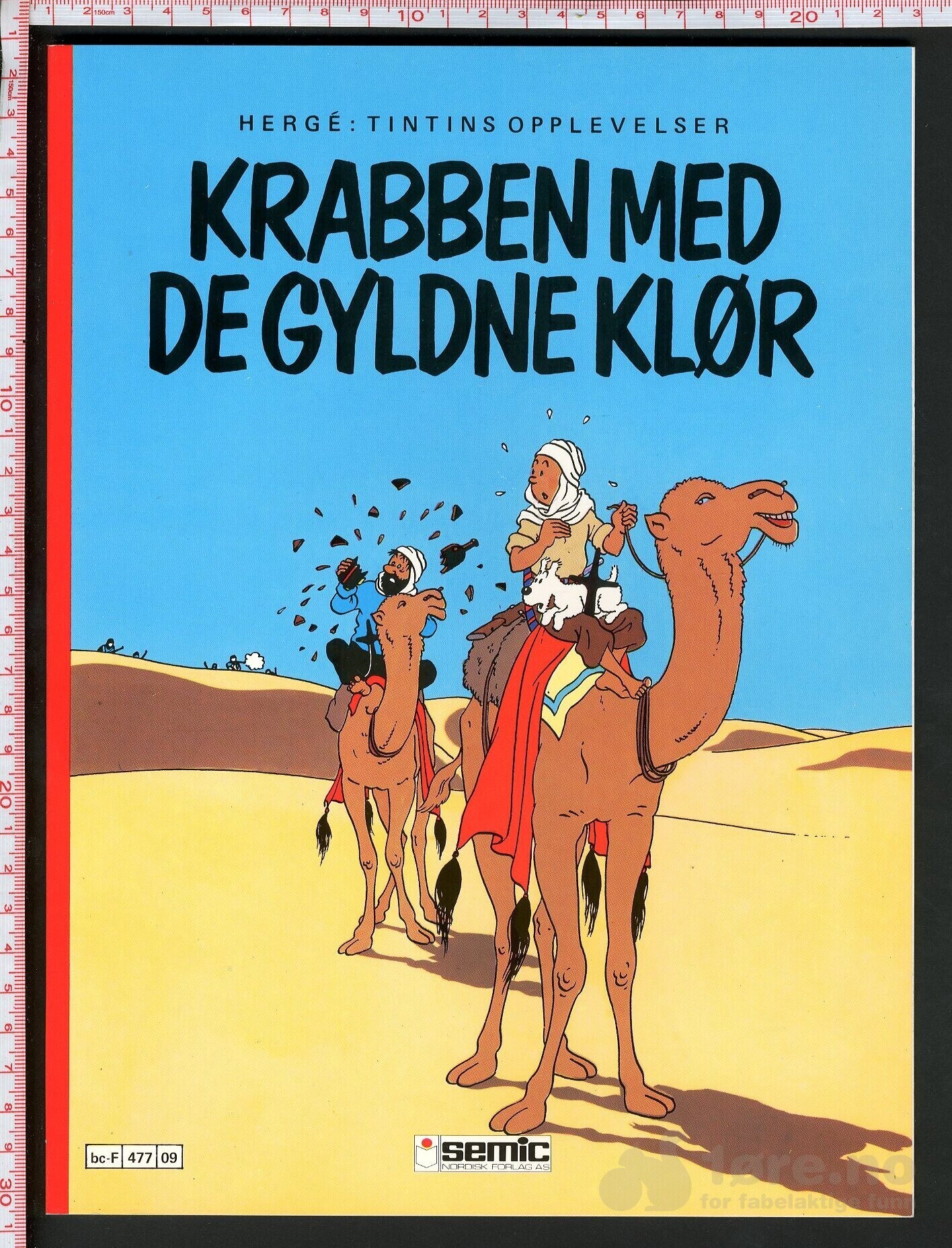 Hergé Tintins opplevelser nr. 9 - Semic