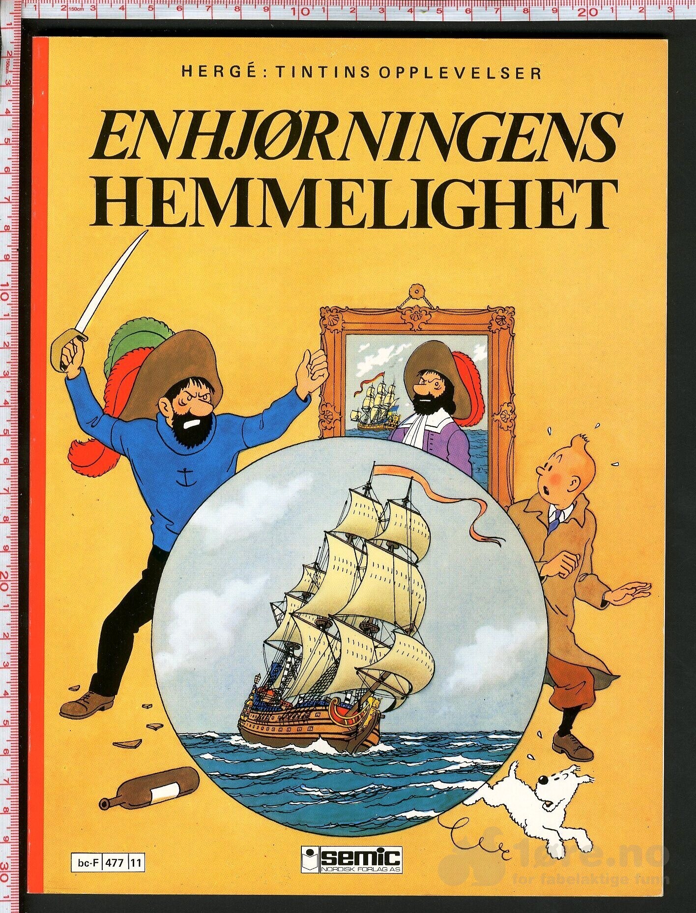Hergé Tintins opplevelser nr. 11 - Semic