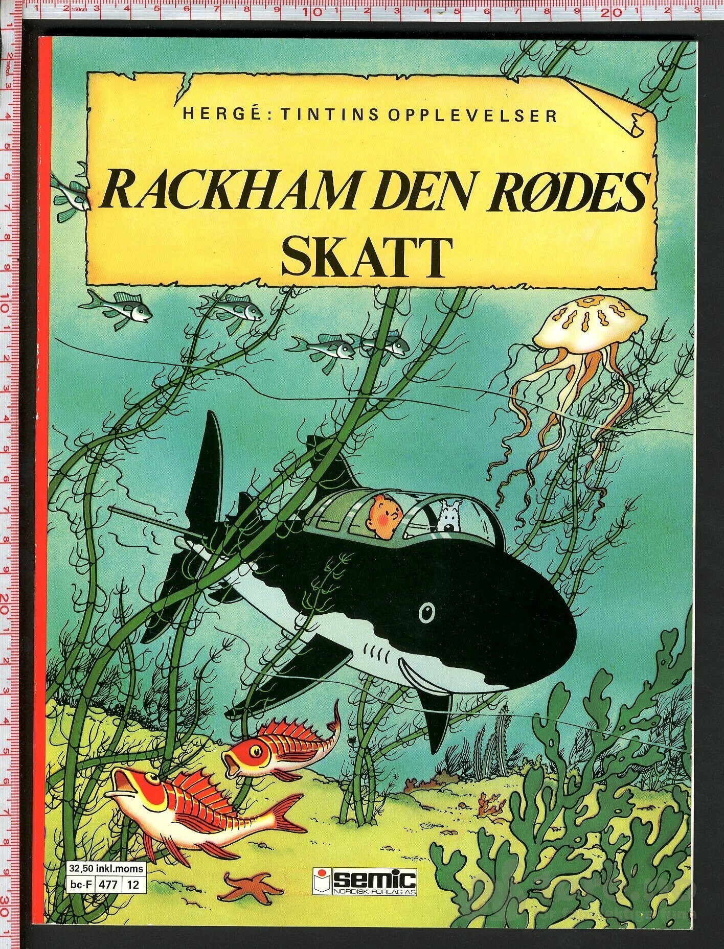 Hergé Tintins opplevelser nr. 12 - Semic