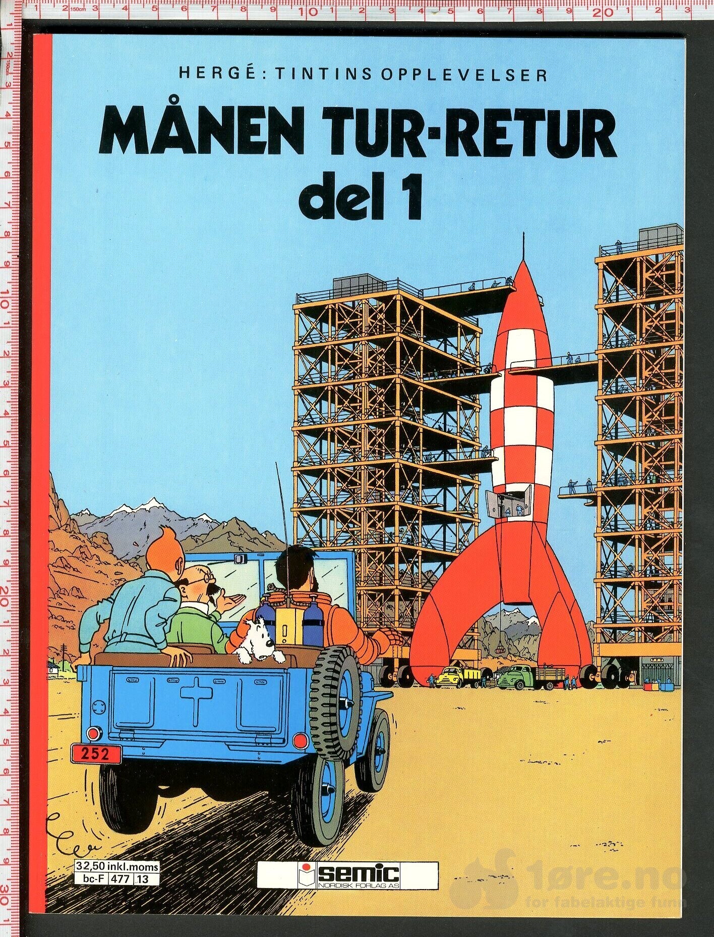 Hergé Tintins opplevelser nr. 13 - Semic