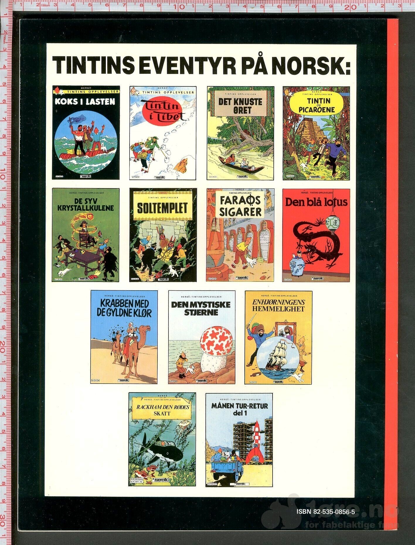 Hergé Tintins opplevelser nr. 13 - Semic, bilde 2