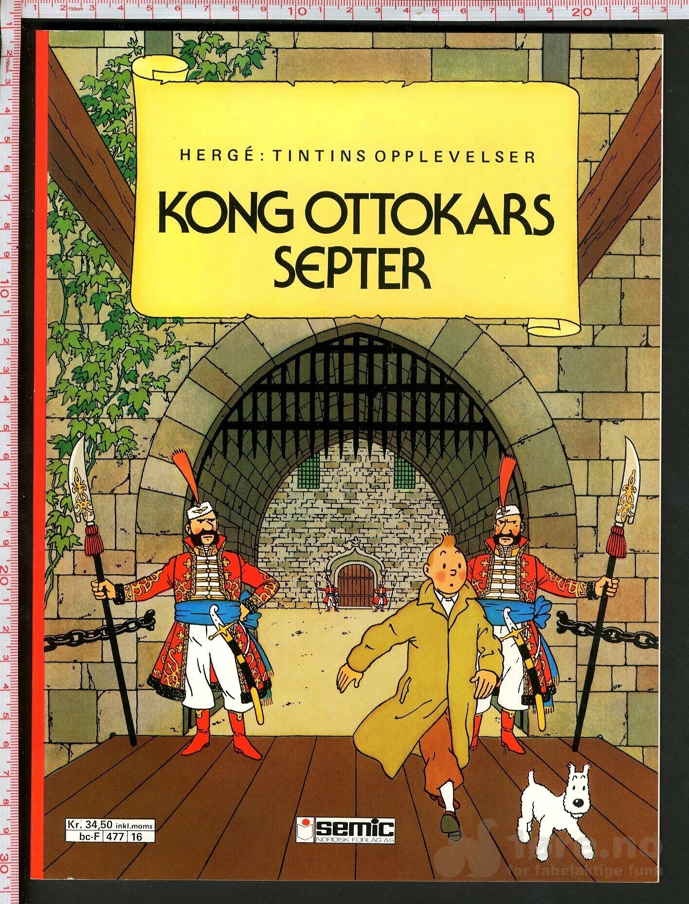 Hergé Tintins opplevelser nr. 16 - Semic