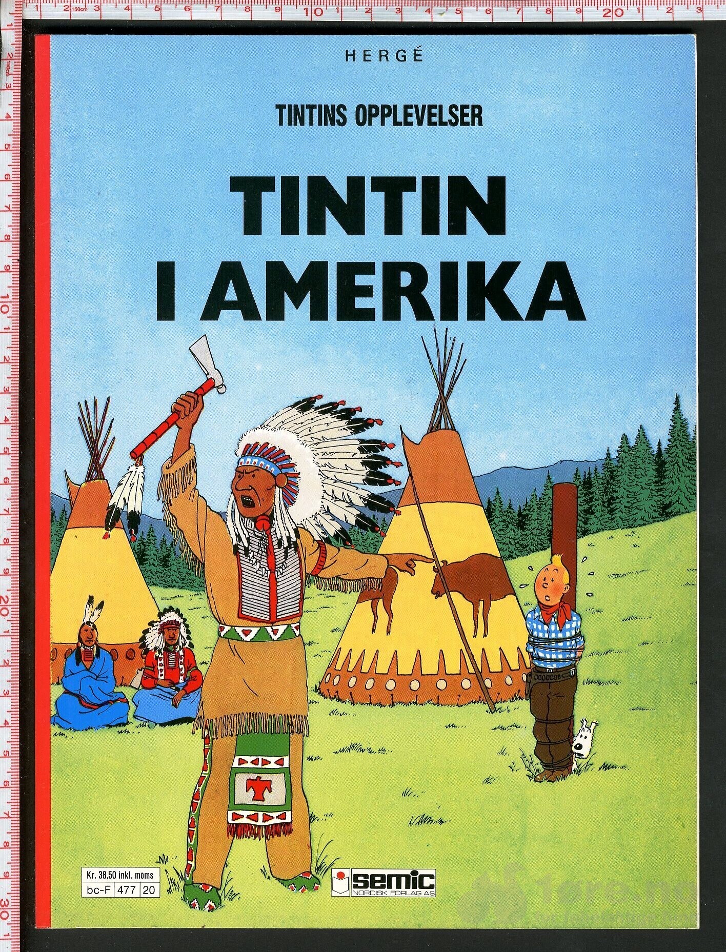 Hergé Tintins opplevelser nr. 20 - Semic