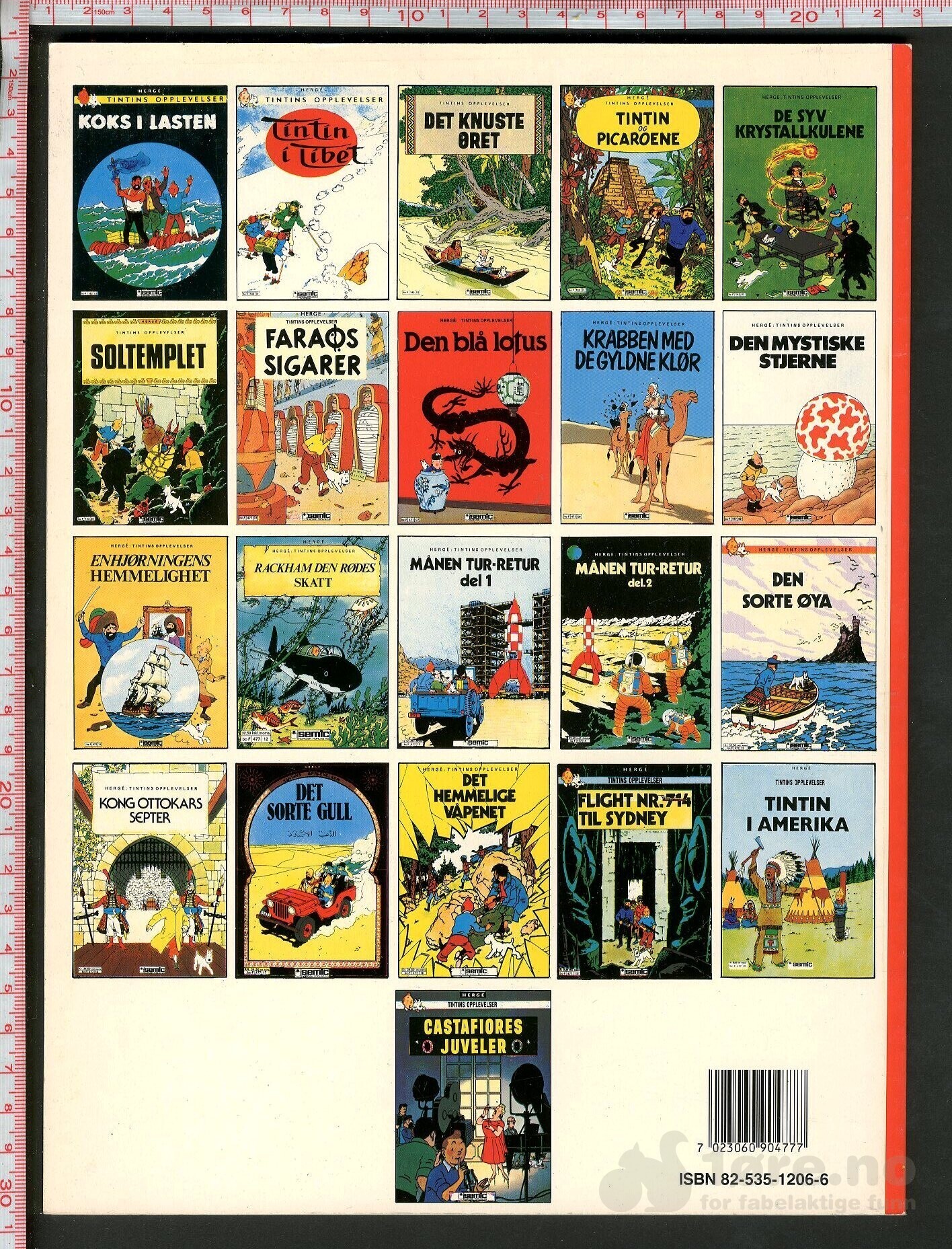 Hergé Tintins opplevelser nr. 21 - Semic, bilde 2