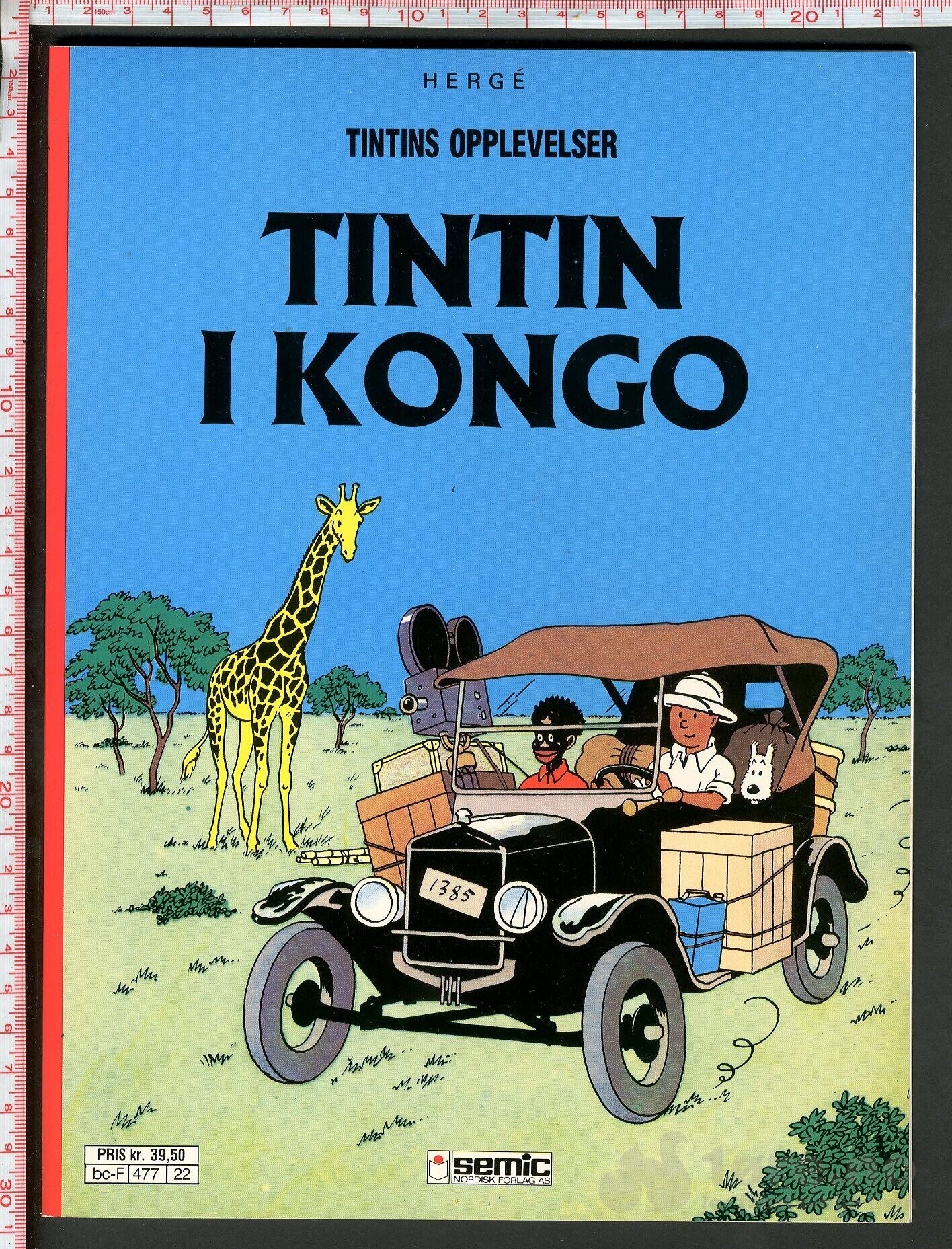 Hergé Tintins opplevelser nr. 22 - Semic