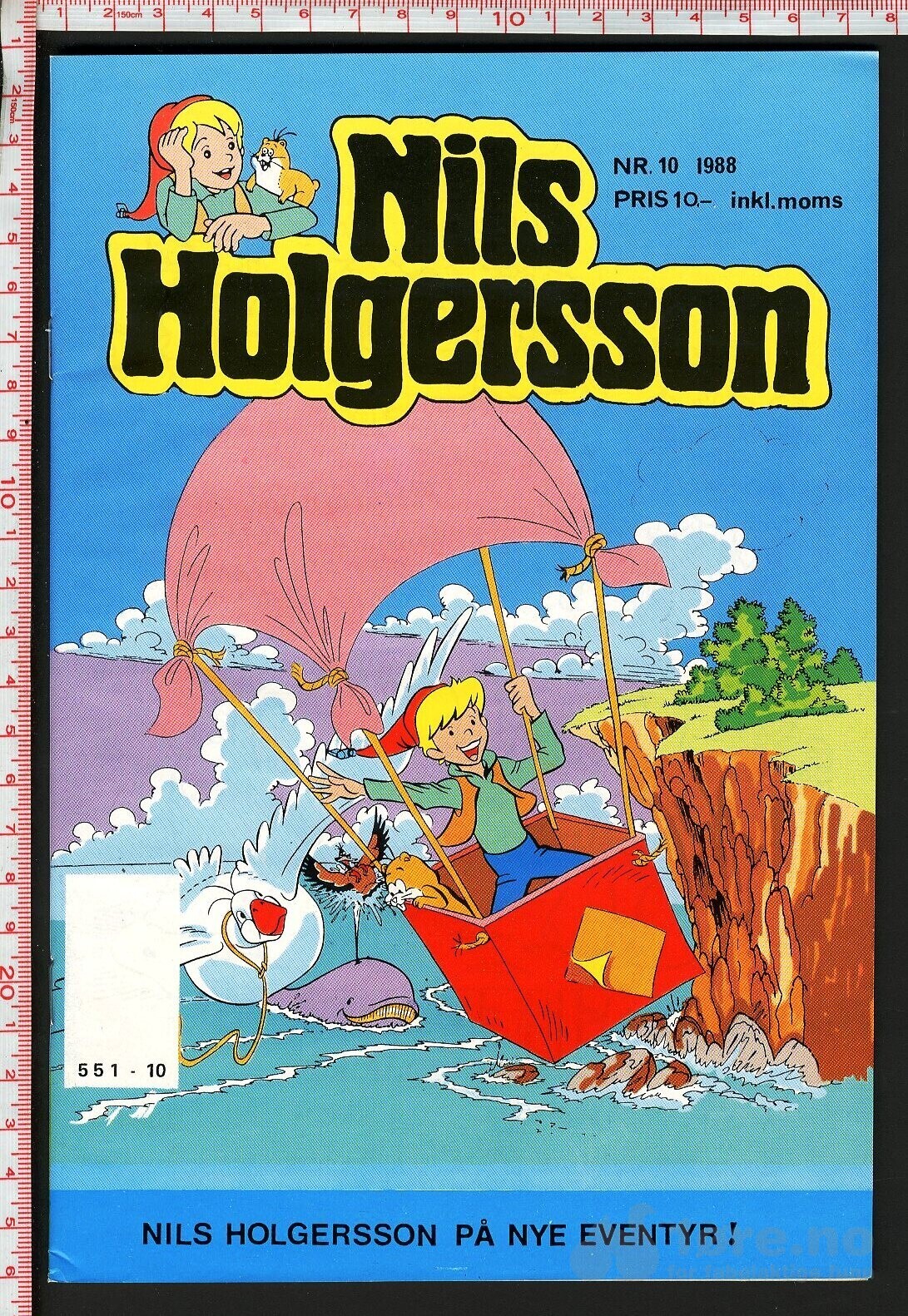 Nils Holgersson nr. 10 - 1988 (med dobbelt omslag)