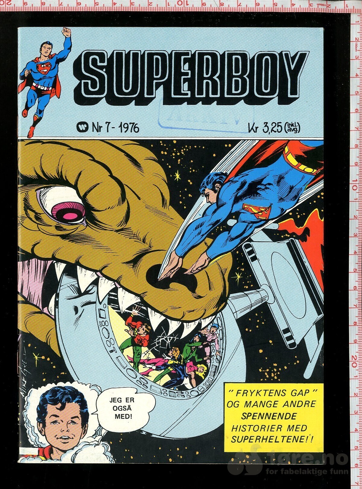 SUPERBOY 1976-7 arkiveksemplar!