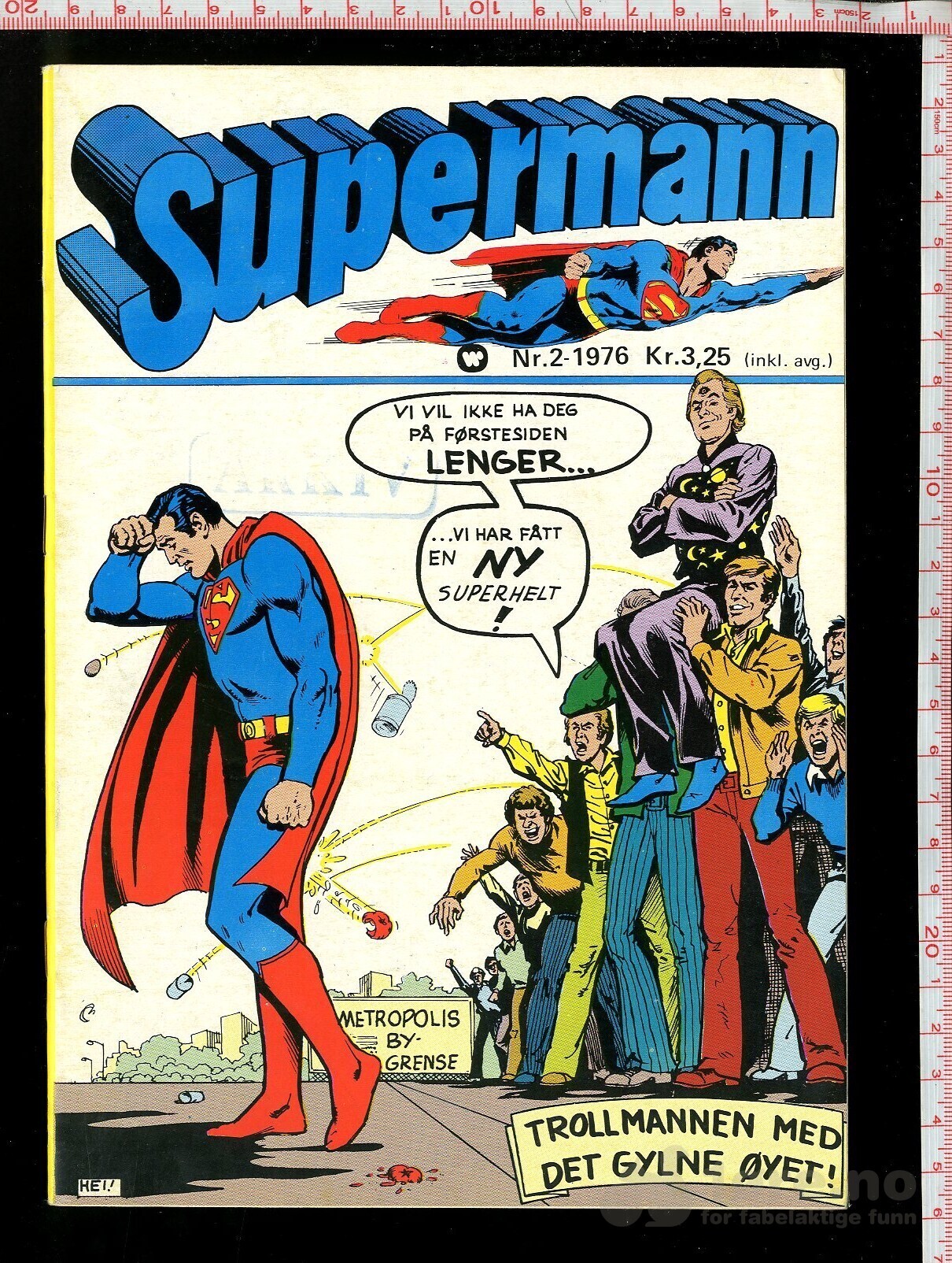 SUPERMANN 1976-2 arkiveksemplar!