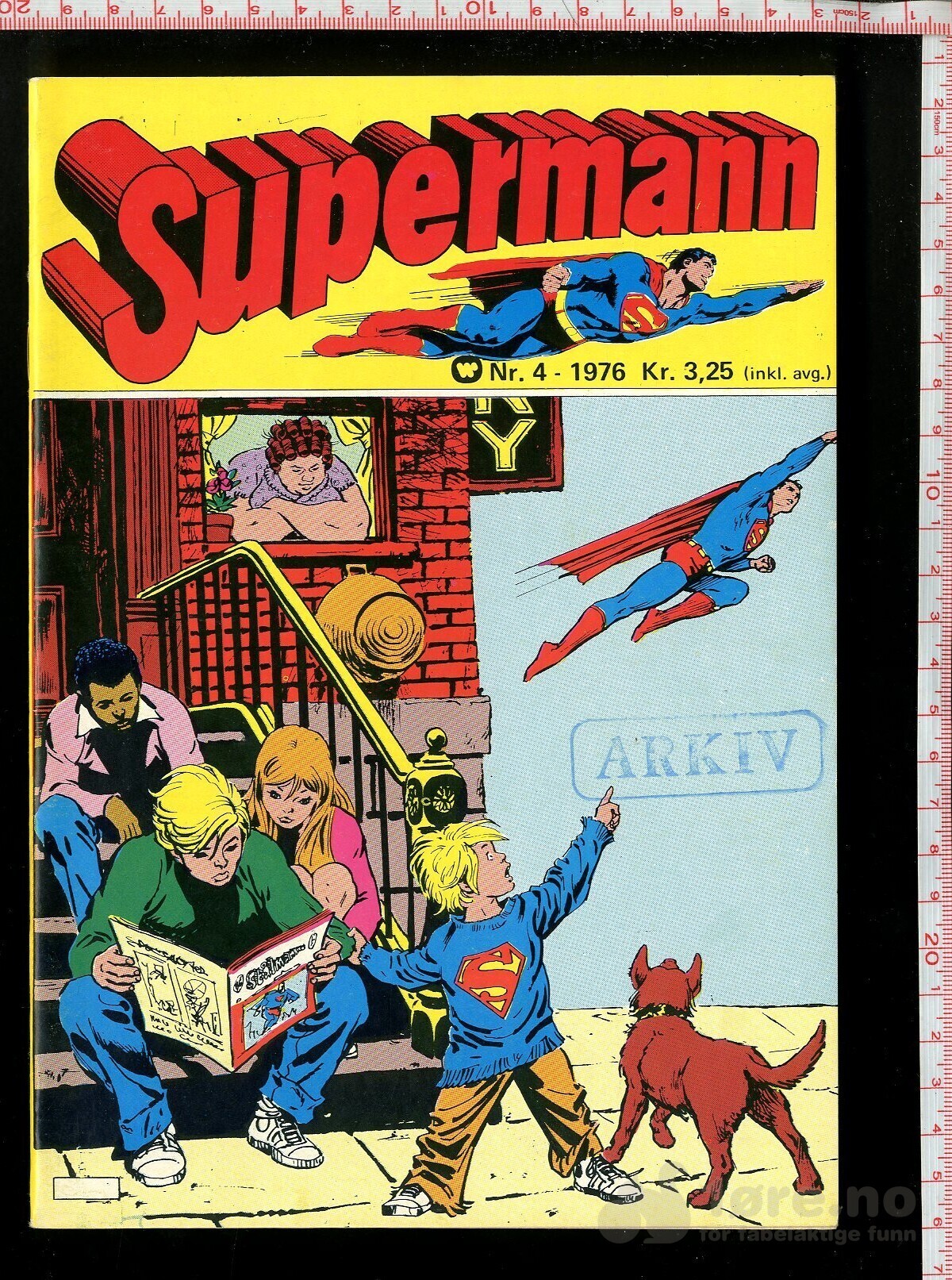 SUPERMANN 1976-4 arkiveksemplar!