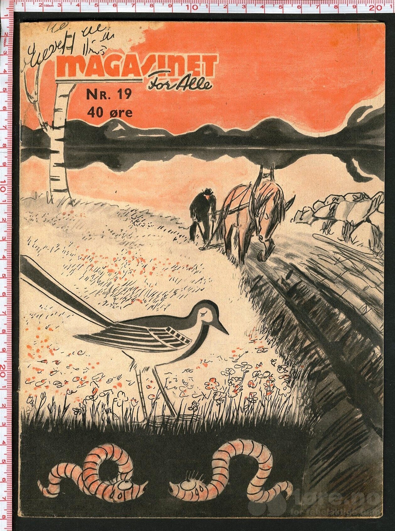 Arbeider-Magasinet 1942 nr 19 - Bjarne Restan / Vidkun Quisling
