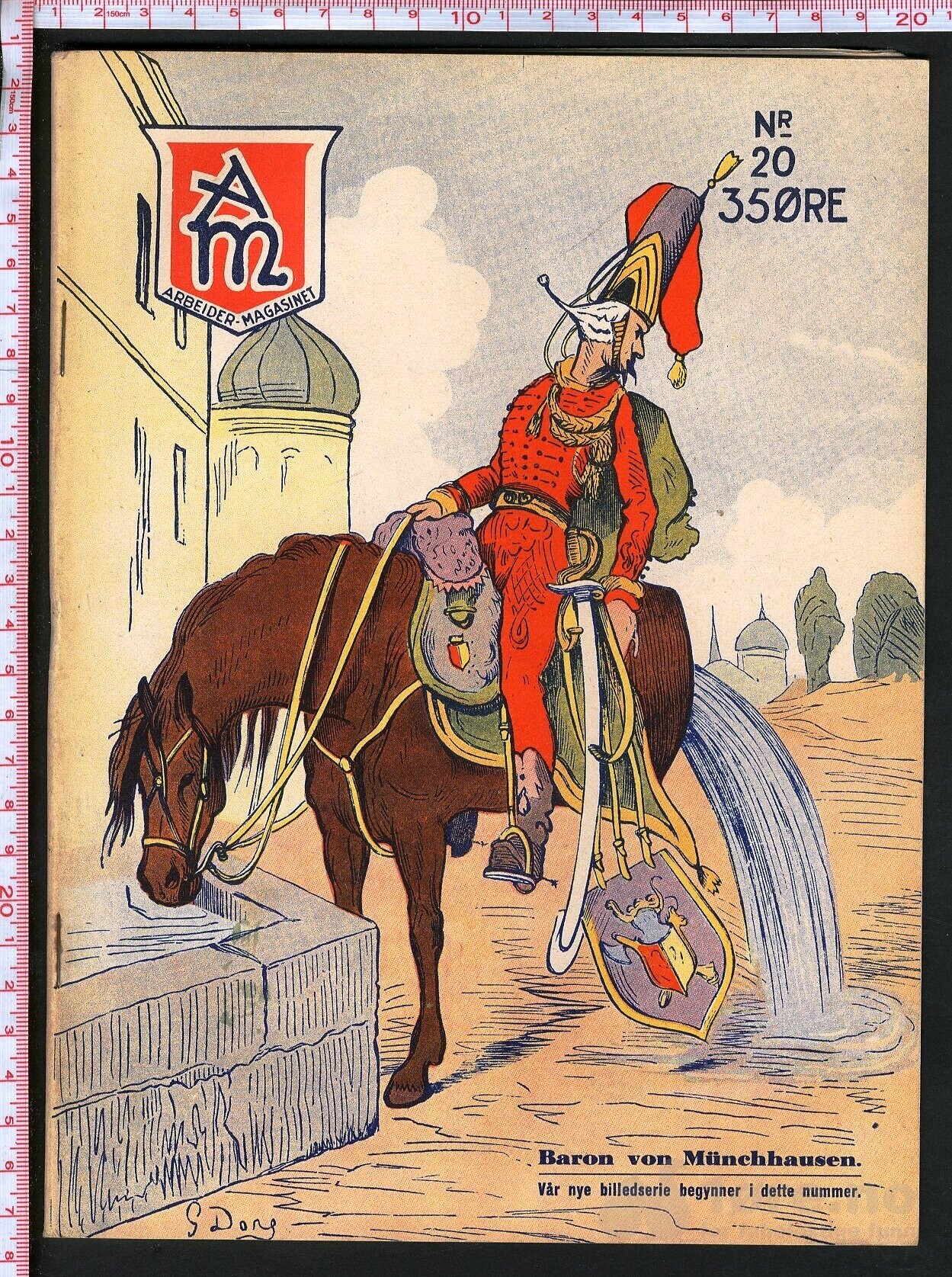 Arbeider-Magasinet 1933 nr 20 Munchausen forside!