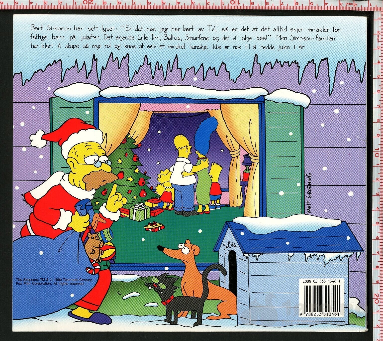 Simpsons julebok 1991, bilde 2