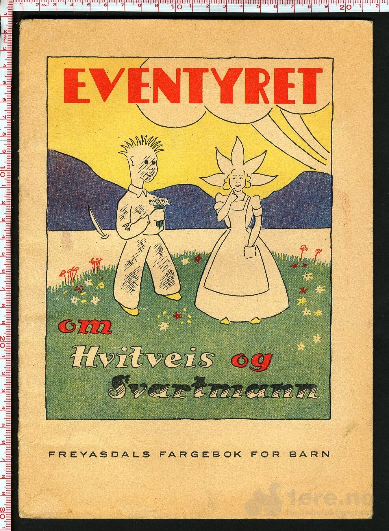 Fargebok - Eventyret om Hvitveis og Svartmann