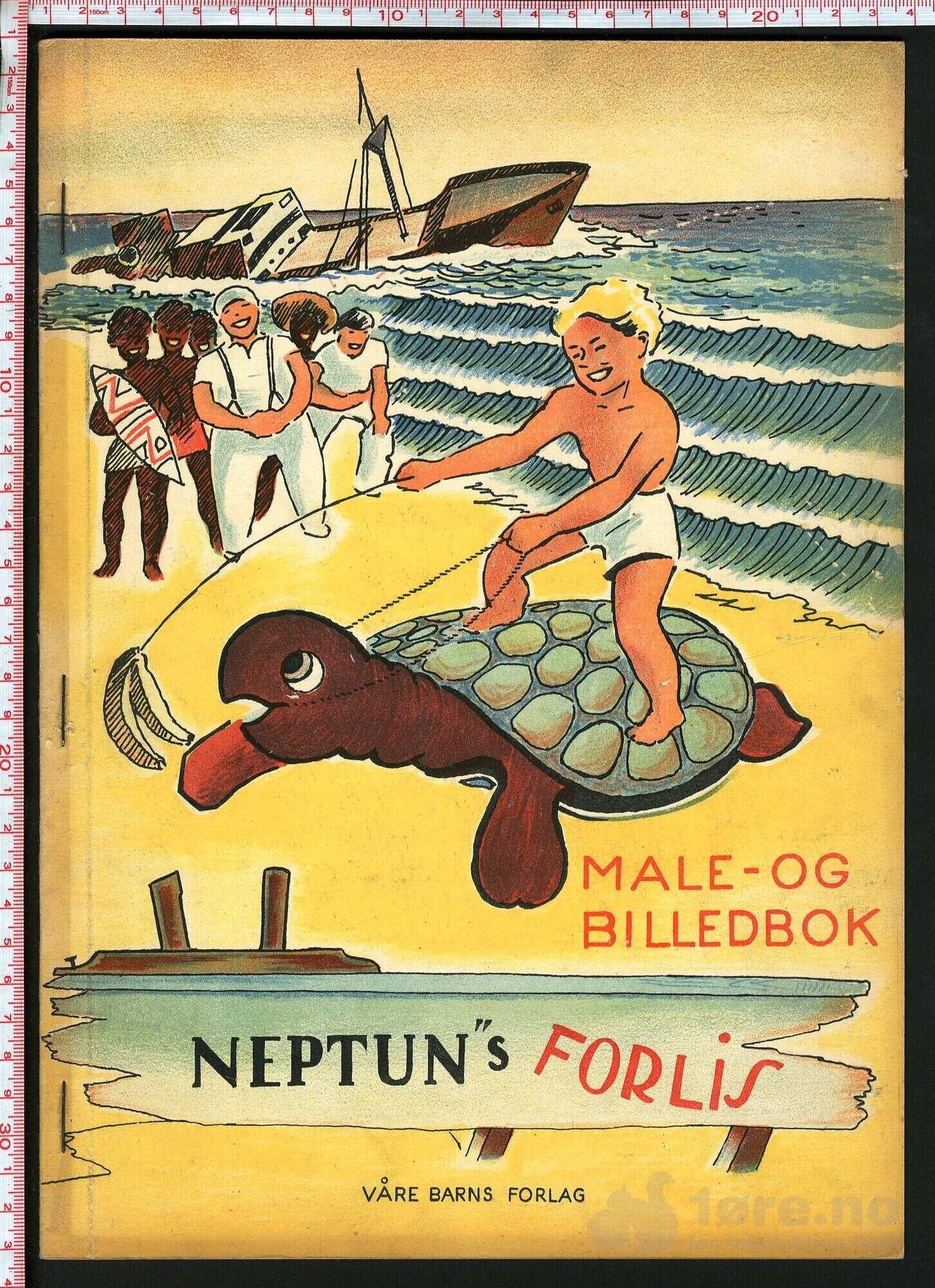Neptuns Forlis Male- og Billedbok