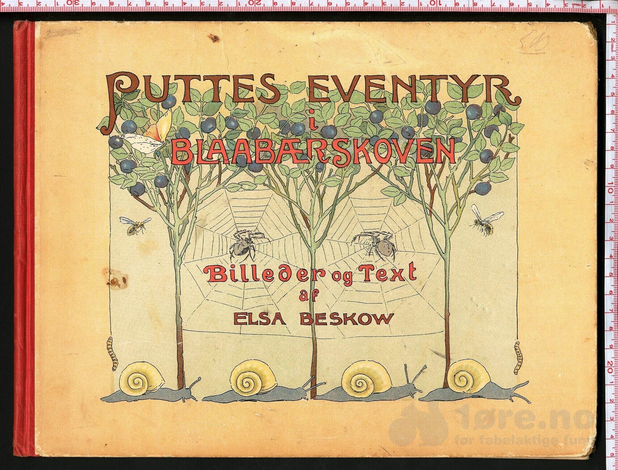 Puttens Eventyr i Blaabærskoven 1915 dansk 1. utgave!