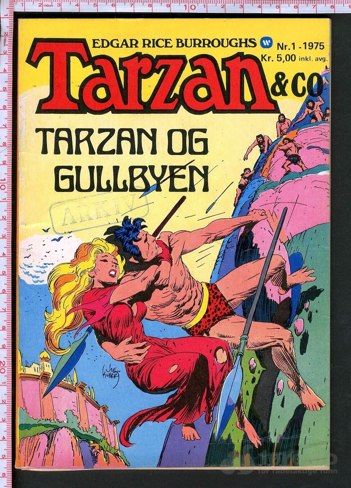 Tarzan & Co nr 1 - 1975 arkiveksemplar!