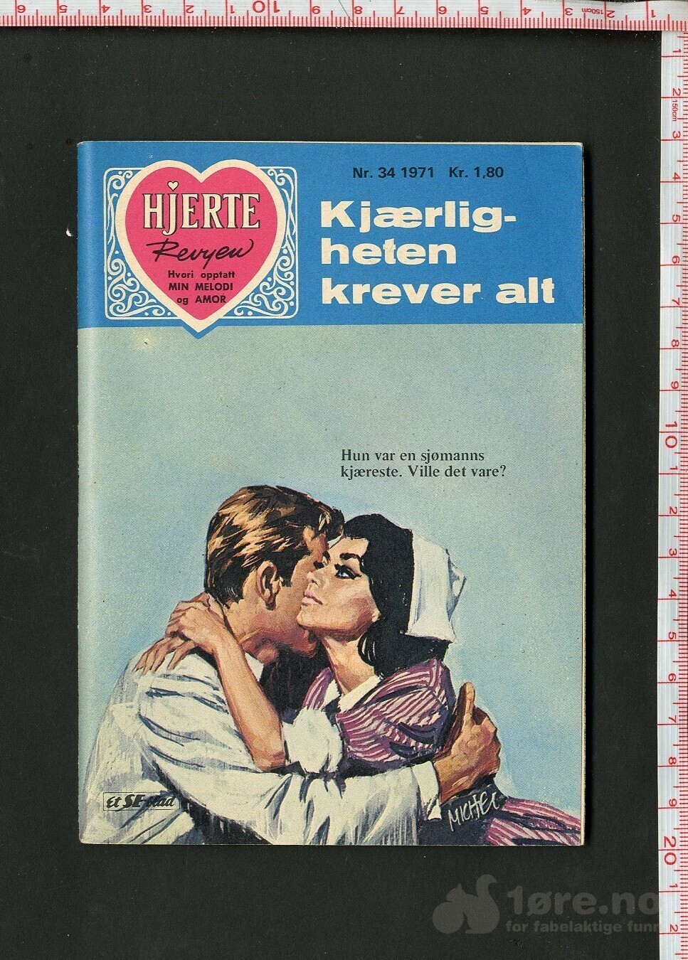 Hjerte Revyen: Nr. 34/1971 Kjærligheten krever alt