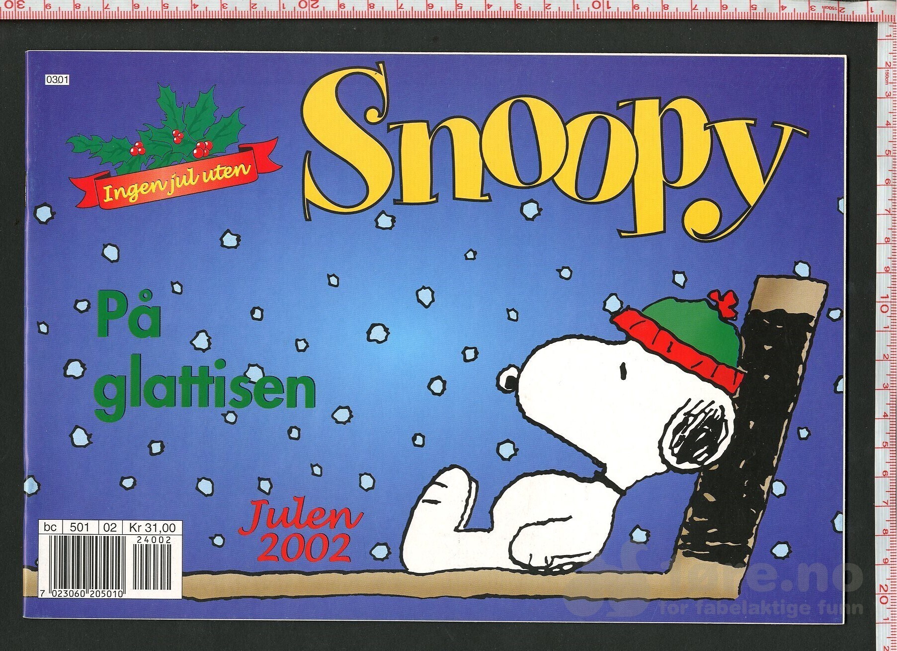 Snoopy - På glattisen - Julen 2002