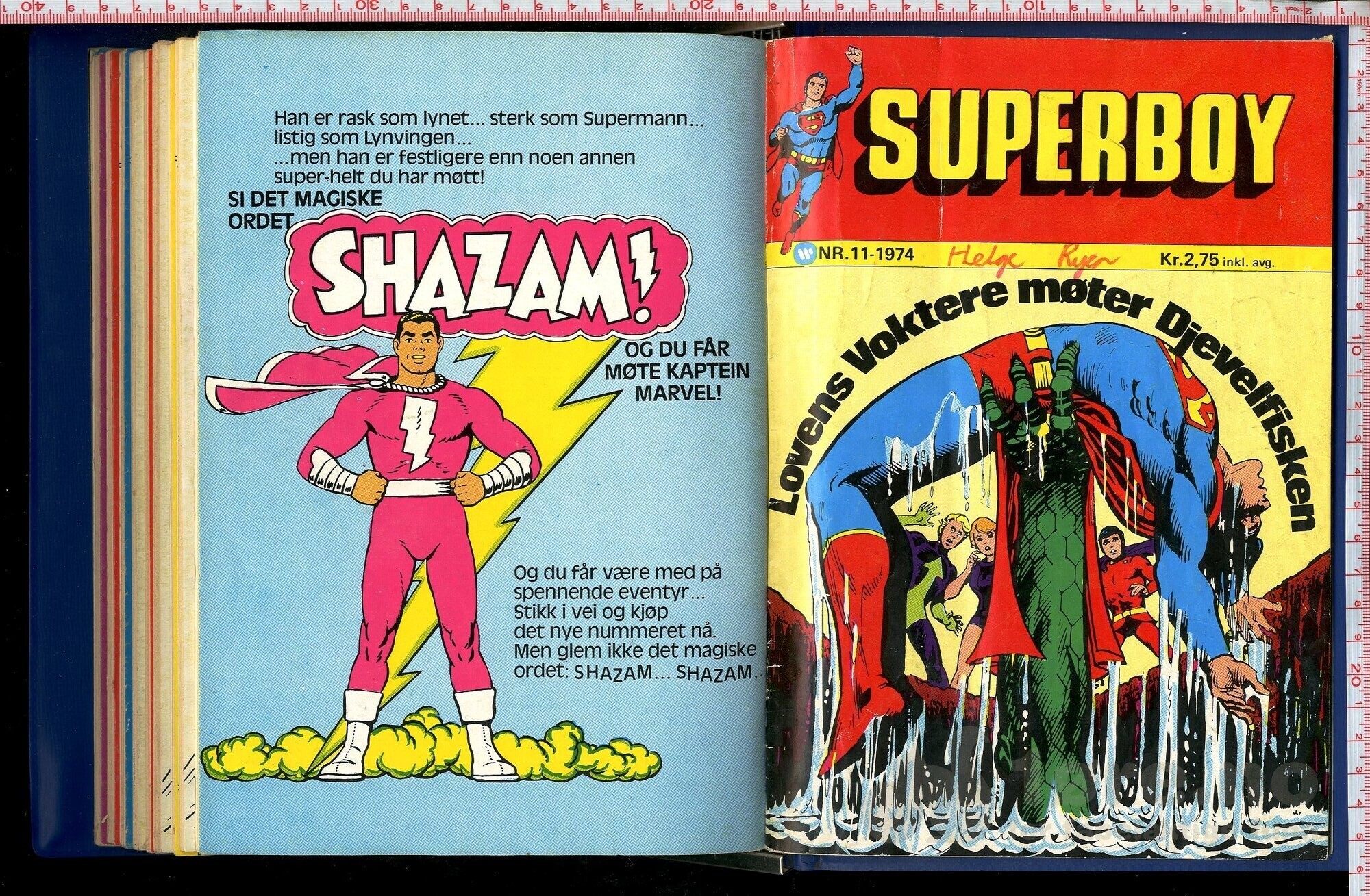 Superboy 1974-76 i original Williams samleperm!, bilde 2