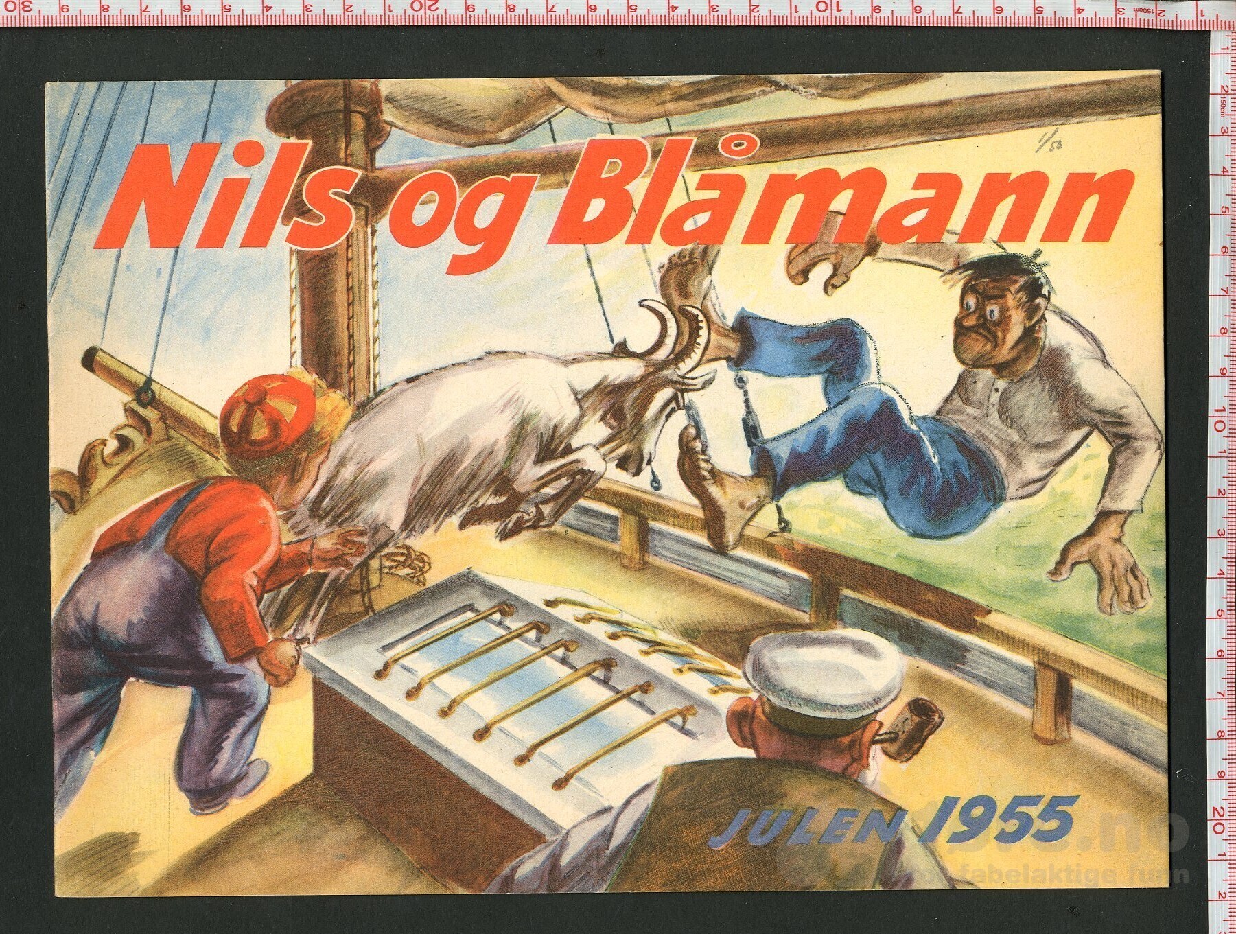 Nils og Blåmann 1955