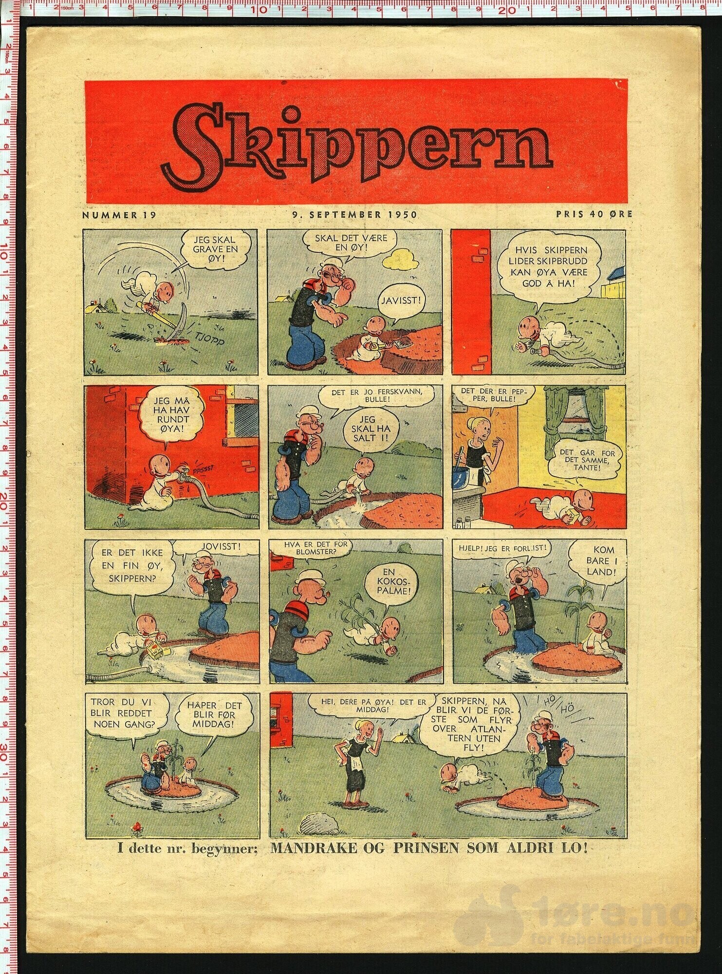 SKIPPERN  NR.19  1950
