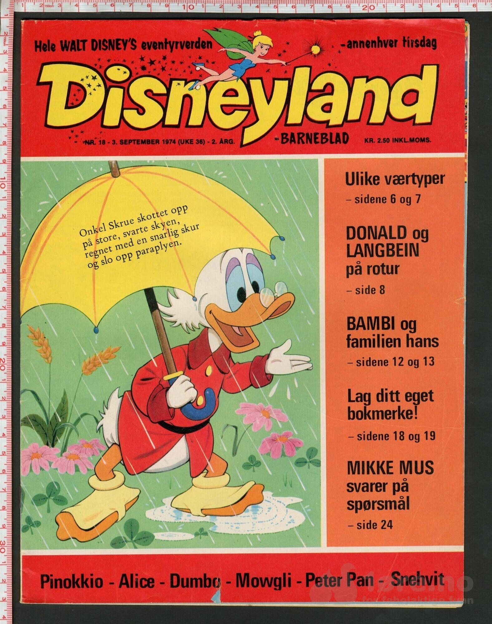 Disneyland nr. 18, 1974