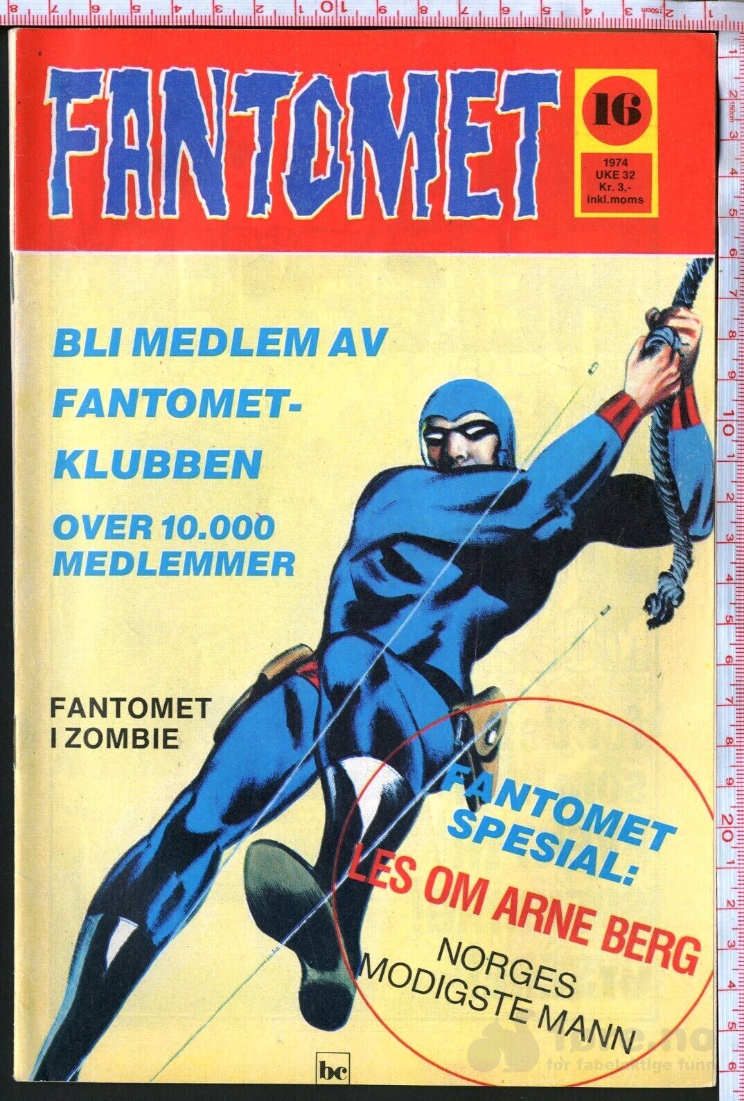FANTOMET NR.16  1974