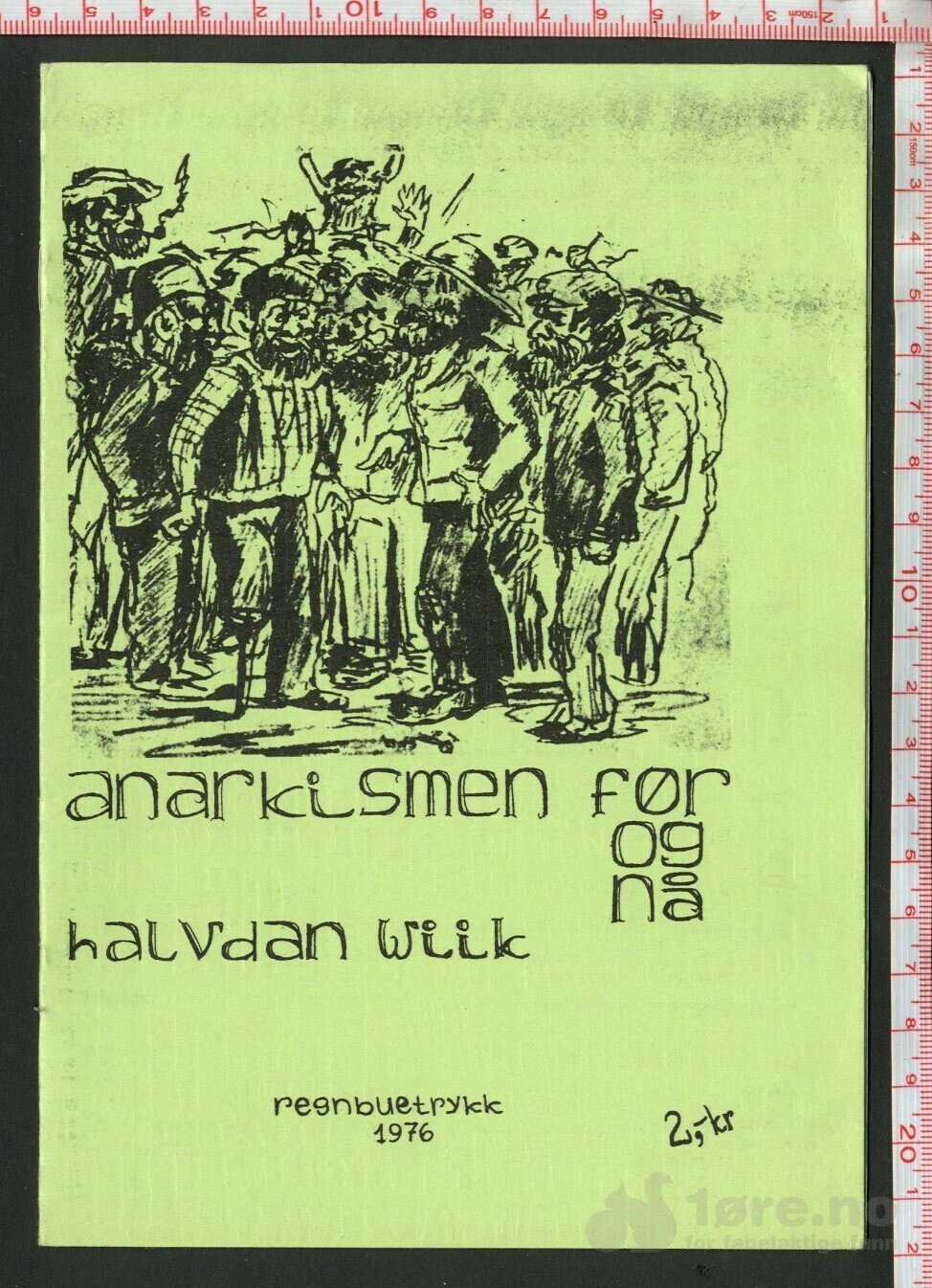 Anarkismen før og nå 1976, Halvdan Wiik