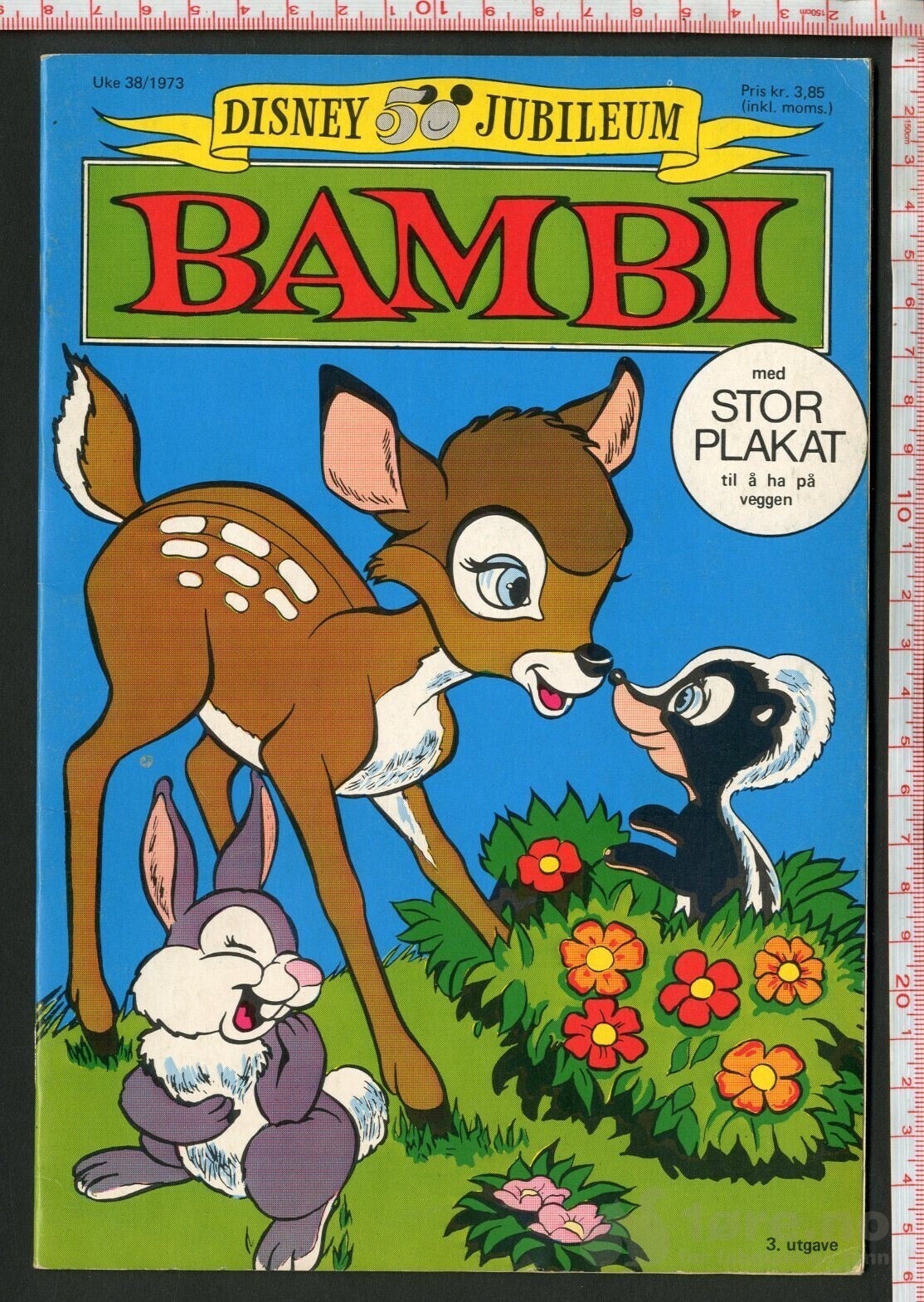 Walt Disney Gobiter - Bambi med løs plakat!