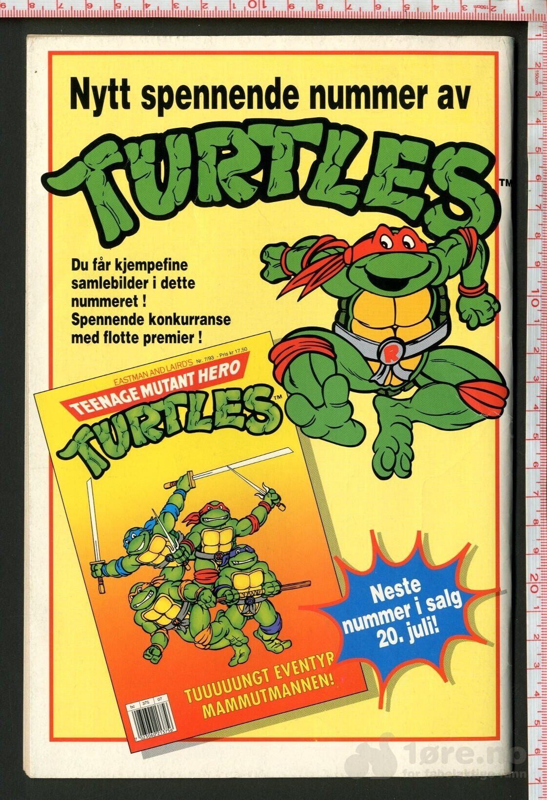 Teenage mutant hero turtles 1993 sommeralbum, bilde 2