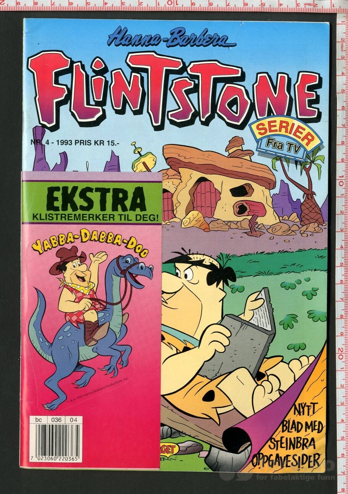 Flintstone 1992-97 med klistermerker!, bilde 2