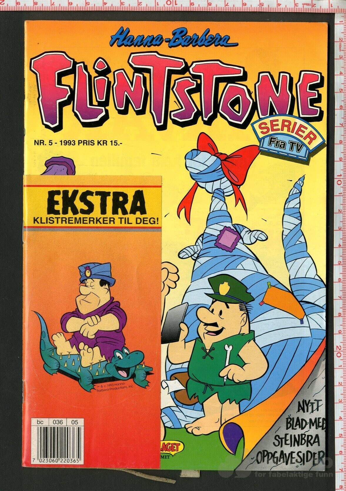 Flintstone 1992-97 med klistermerker!, bilde 3