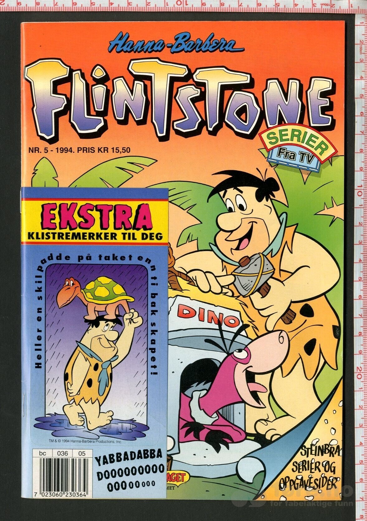 Flintstone 1992-97 med klistermerker!, bilde 8