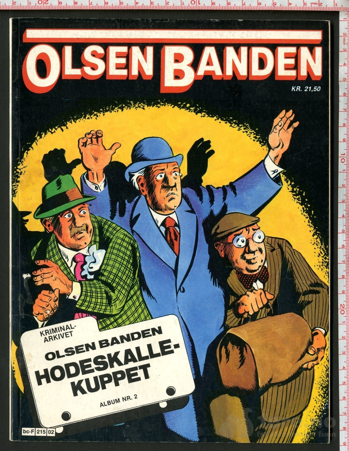 Olsen Banden Hodeskallekuppet Album Nr. 2 - 1984