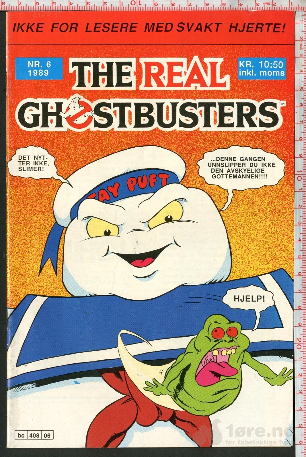 THE REAL GHOSTBUSTERS  NR.6  1989