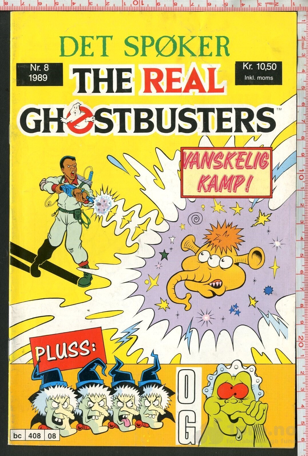 THE REAL GHOSTBUSTERS  NR.8  1989