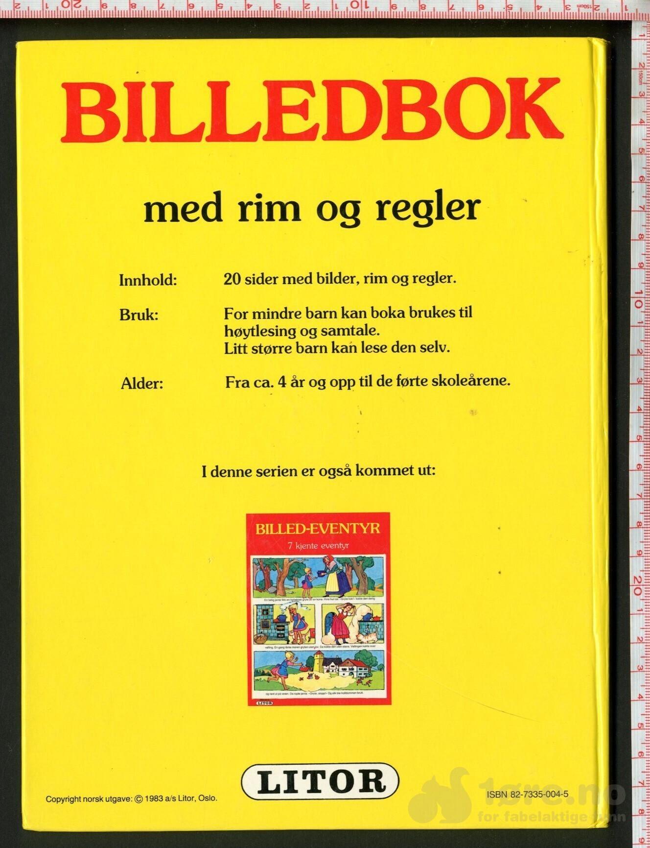 Billedbok med rim og regler - Bok 1983, bilde 2
