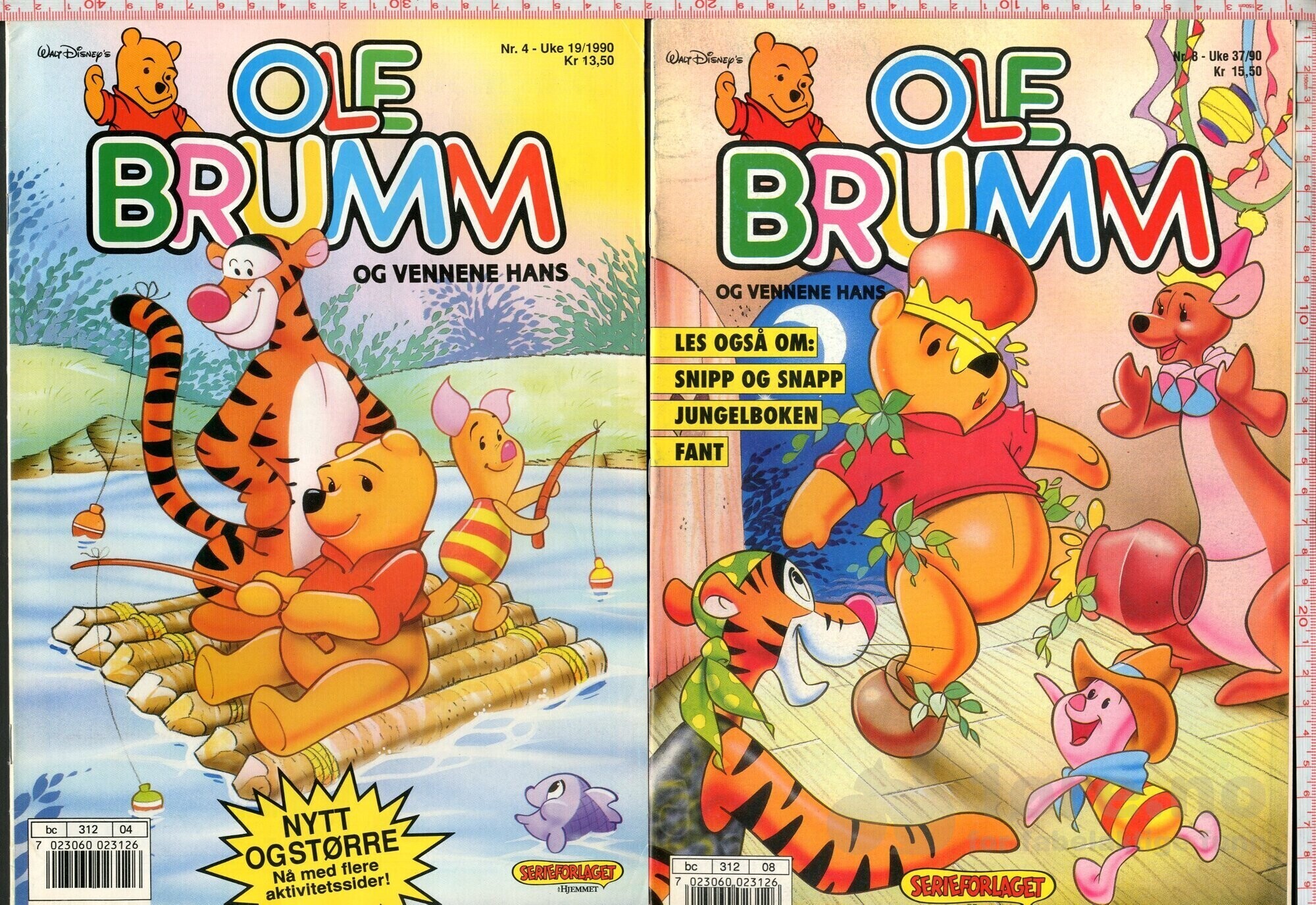 Ole Brumm og vennene hans 1990-91 (stort format)