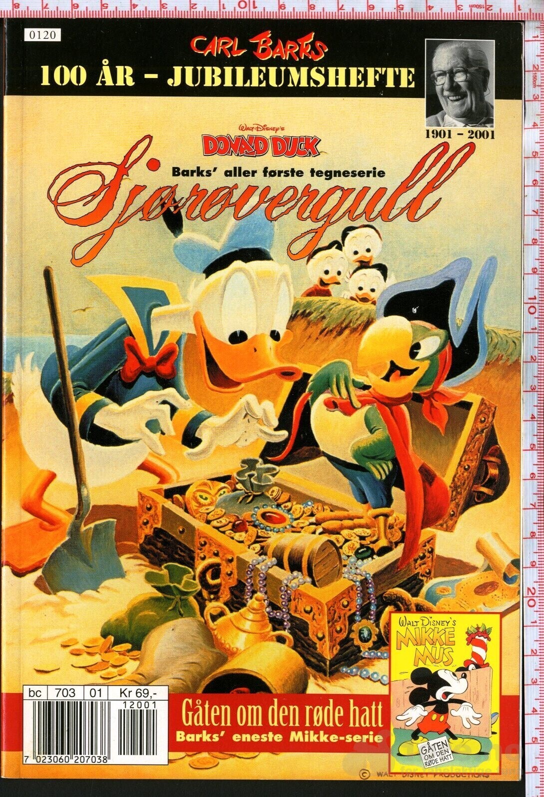 SJØRØVERGULL  ( DONALD DUCK) 1901-2001