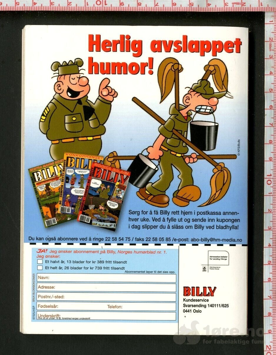 Serie-pocket 259 Billy, bilde 2