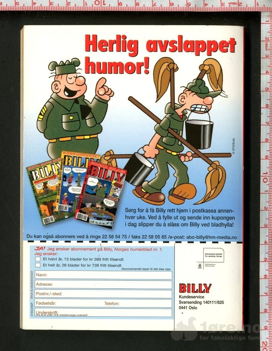 Serie-pocket 261 Billy, bilde 2