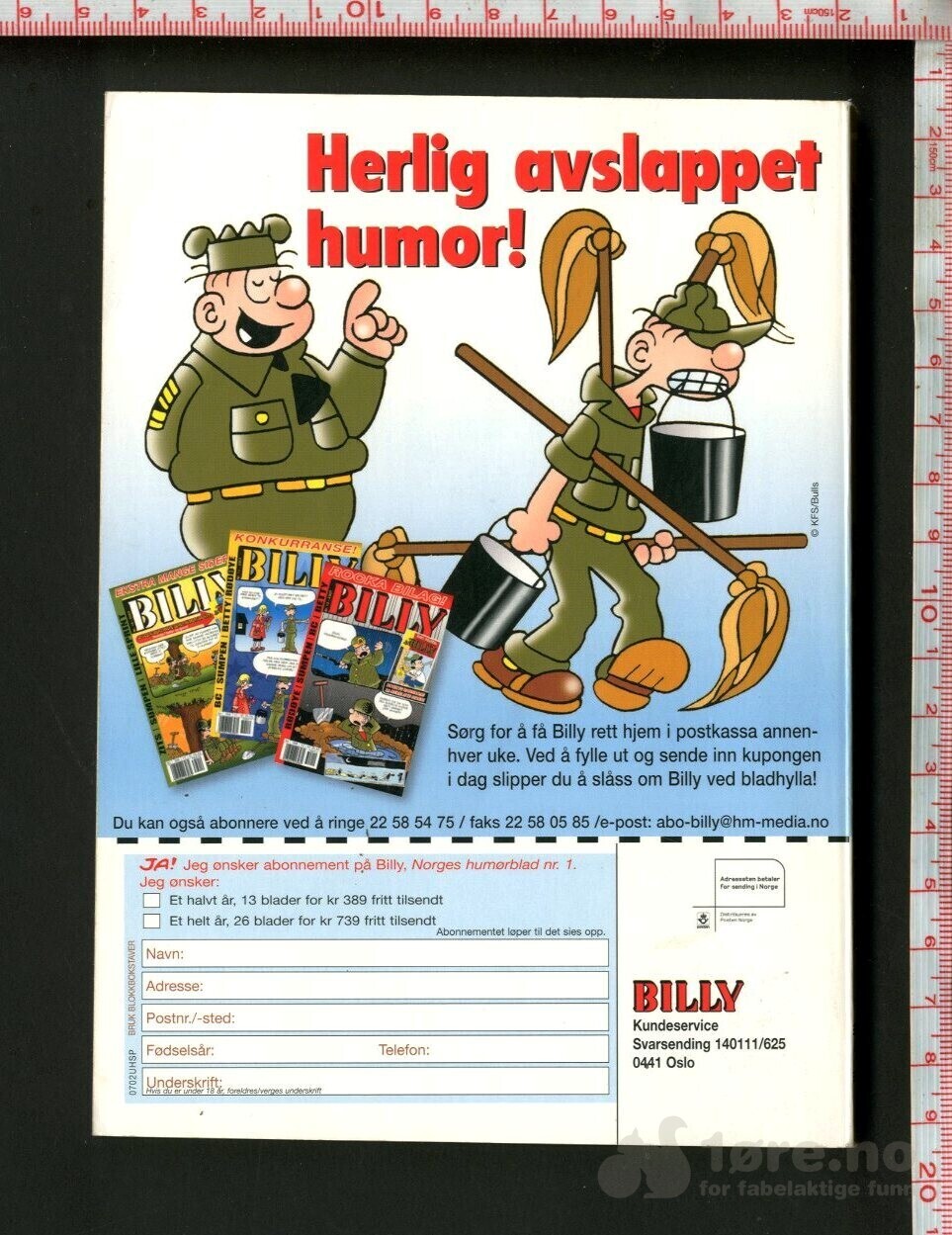 Serie-pocket 262 Billy, bilde 2